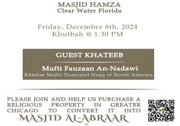 Friday Khubah from Mufi Fauzaan An-Nadawai